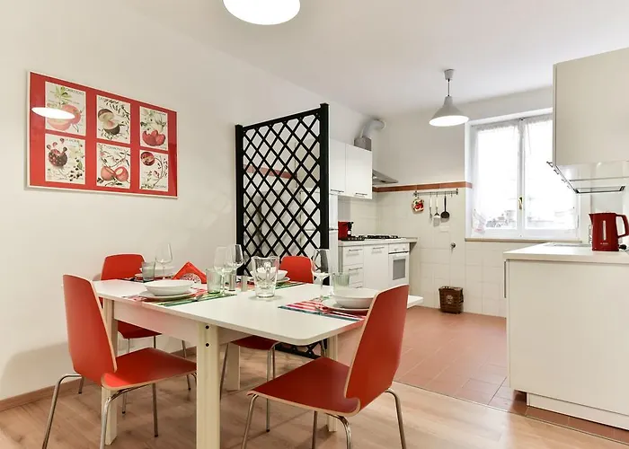 Red & White Vatican Apartment